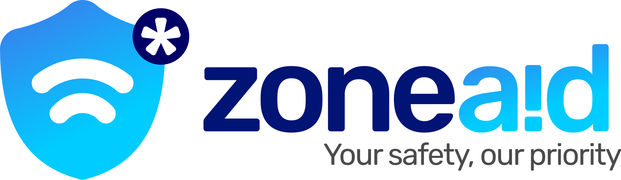 ZoneAid Logo - Your safety, our priority